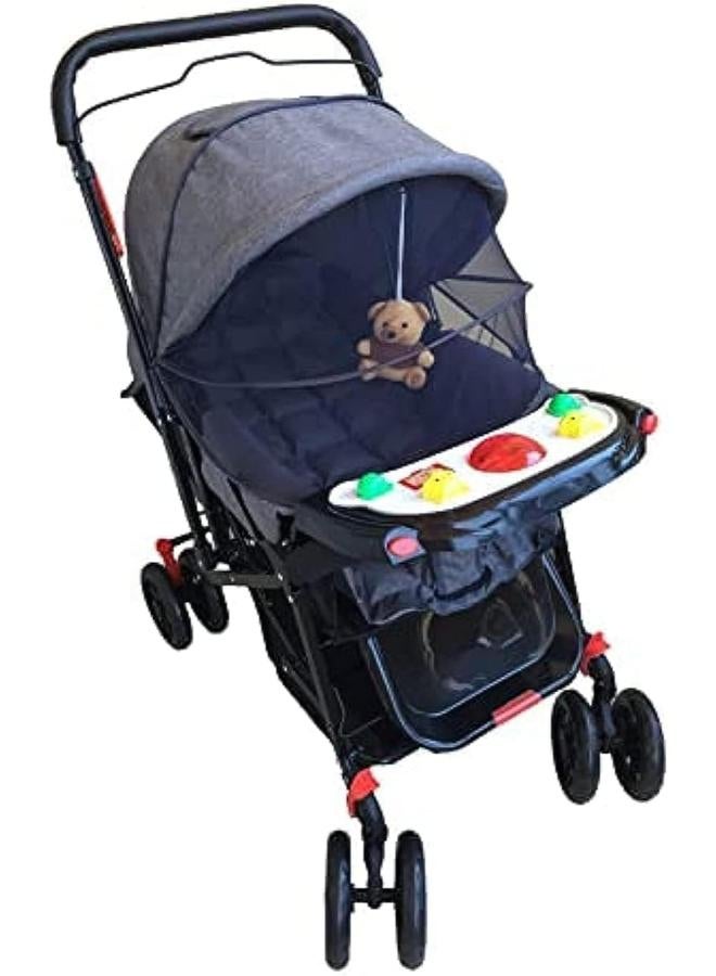 ال سي عربة أطفال قابلة للطي وخفيفة الوزن مع مقعد قابل للتعديل ومظلة شمسية للأطفال حديثي الولادة والأطفال الصغار - Image 1